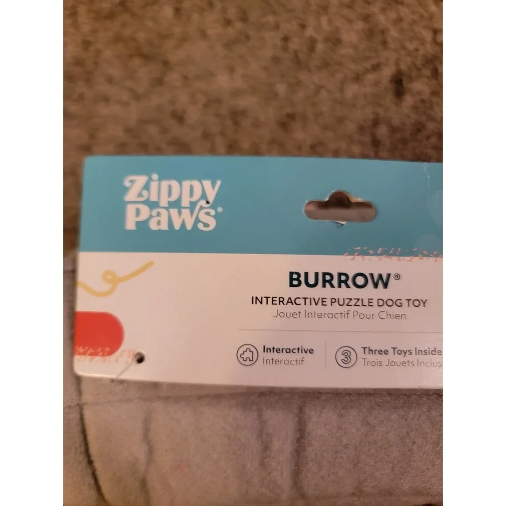 ZippyPaws Burrow Pig Barn Interactive Puzzle Squeaky Plush Dog Toy ZP821 NEW‎